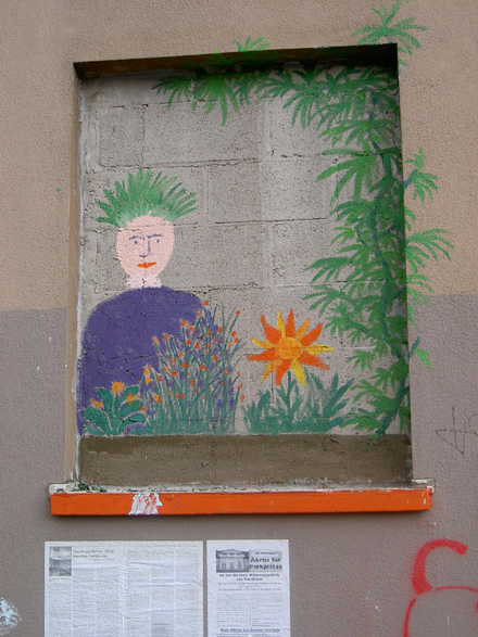 Zugemauertes Fenster