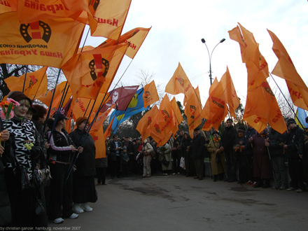 Ukraine Nachwahlkampf "Nasa Ukraina"