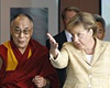 Dalai Lama und Angela Merkel