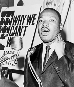 Martin Luther King June 1964 Foto: Albertin Walter