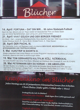 petermann geh du voran schild bl&uuml;cher kneipe k&ouml;ln-nippes filmplakat