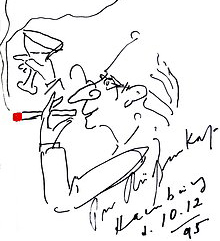 Peter R&uuml;hmkorf Selbstportrait
