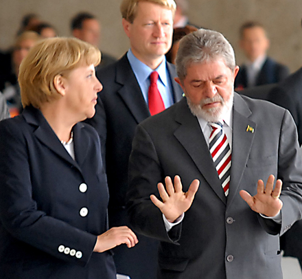 Brasilia Merkel Lula Foto: Antonio Cruz ABr
