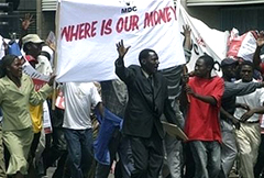 Harare: Demo des MDC mit neoliberalem Anstrich