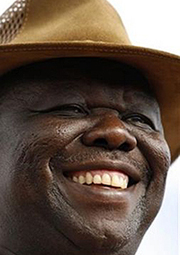 Morgan Tsvangirai bei Wahlkampferveranstaltung 2008