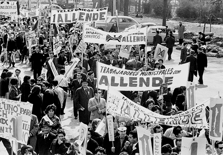 Allende march 1964 Foto: James N. Wallace