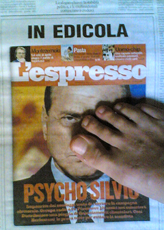 „Berlusconi, wo er hingehoert...", findet Matteo Bertini (Foto)