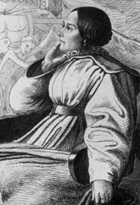 Bettine von Arnim Ausschnitt nach Ludwig Emil Grimm Deutsche Fotothek