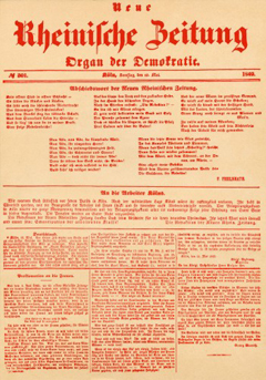 NRhZ Neue Rheinische Zeitung &bdquo;rote Ausgabe&ldquo;