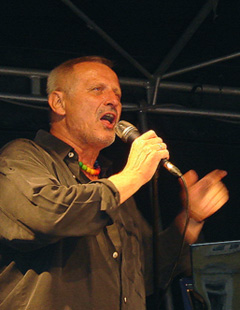 Konstantin Wecker, Kultur des Friedens Konzert in T&uuml;bingen Foto: Christian Heinrici