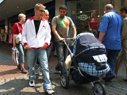 Bolkerstraße, Düsseldorf, 2004, Foto: Benny Brückmann
