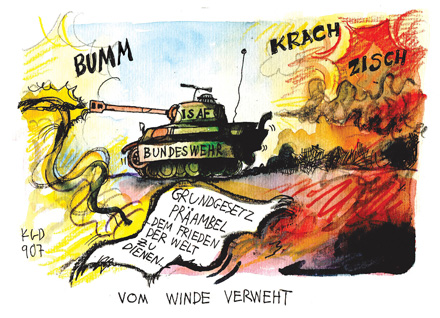 "Vom Winde verweht", Kostas Koufogiorgos