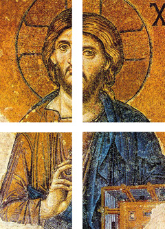 Byzantinisches Erbe: Der Pantocrator in der Hagia Sophia in Istanbul
