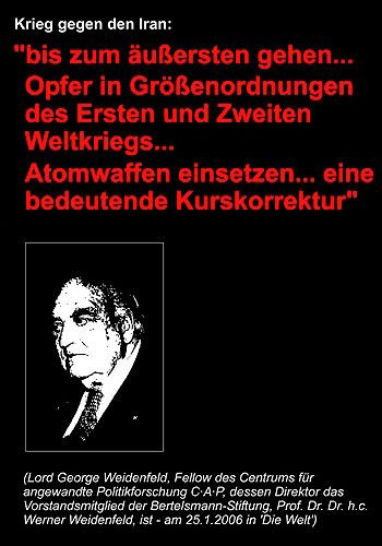 Weidenfeld Plakat
