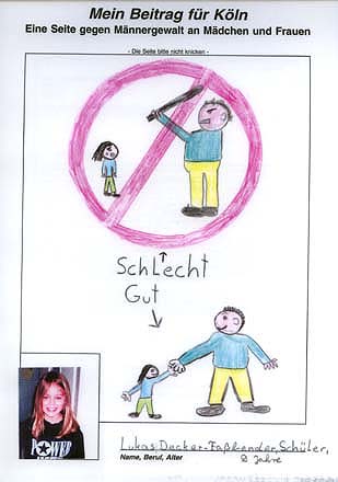 Aktion gegen M�nnergewalt