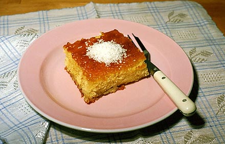 Der Joghurtkuchen besitzt die Qualit�t eines 