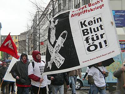 Mahmarsch ums Amerikahaus