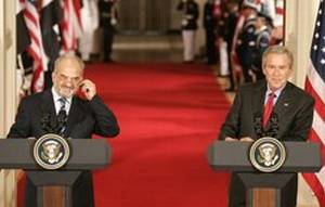 Zu Besuch bei Bush: Iraks Premier Ibrahim Jaafari
