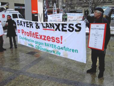 Demo gegen Bayer