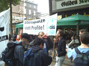 Demo gegen Bayer