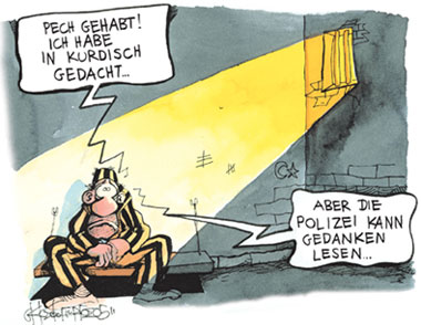 Pech gehabt! Ich habe Kurdisch gedacht
