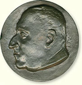 Die Carl von Ossietzky-Medaille - Vorderseite
